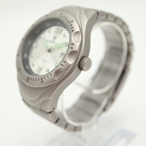 Smith & Wesson Mens Date 40mm Watch Stainless Steel Bracelet with New Battery - Picture 10 of 13